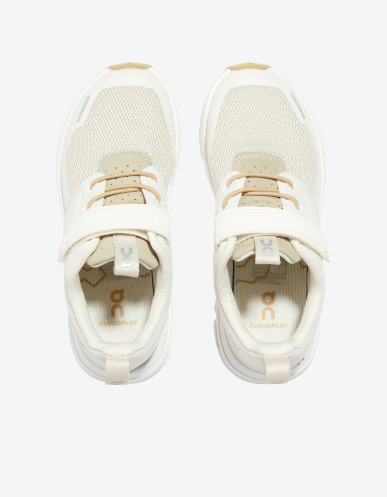 Running Kids Cloud Play Trainers in Ivory
