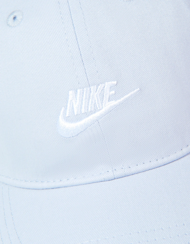 Kids Futura Curve Brim Cap in Blue