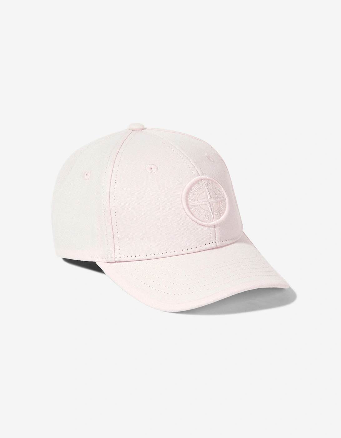 Boys Embroidered Compass Logo Cap in Pink, 5 of 4