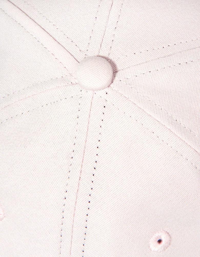 Boys Embroidered Compass Logo Cap in Pink