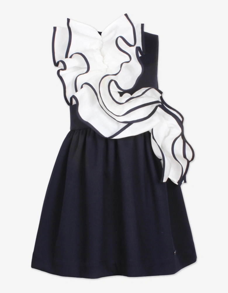 Girls Light Breeze Dress in Navy