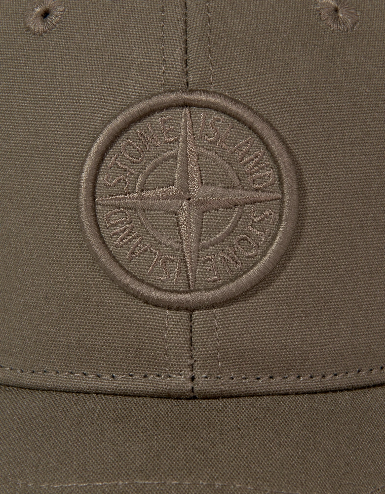 Boys Embroidered Compass Logo Cap in Green
