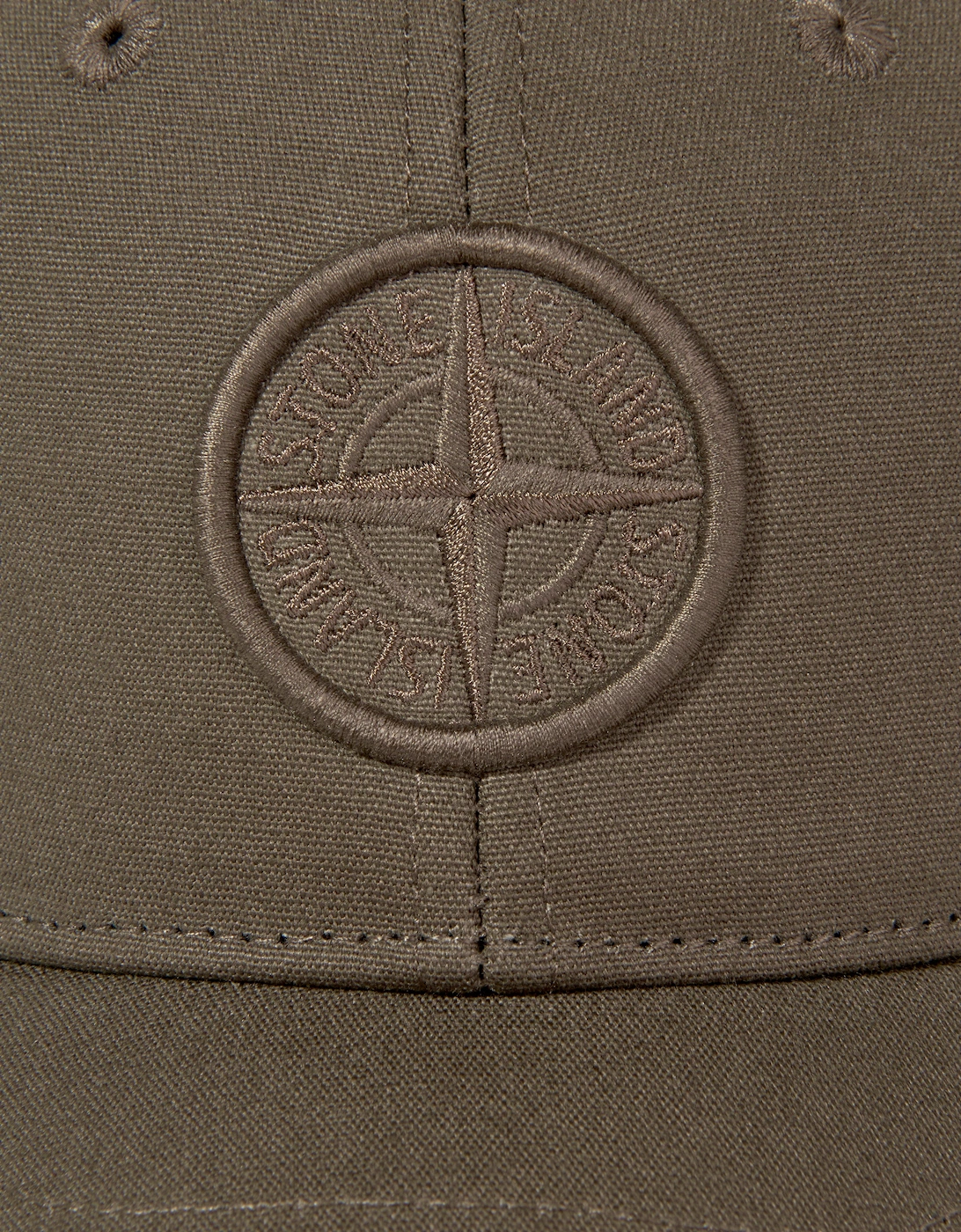 Boys Embroidered Compass Logo Cap in Green