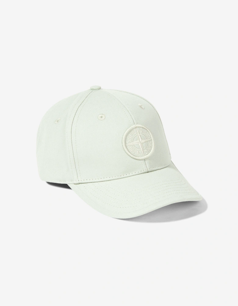 Boys Embroidered Compass Logo Cap in Grey