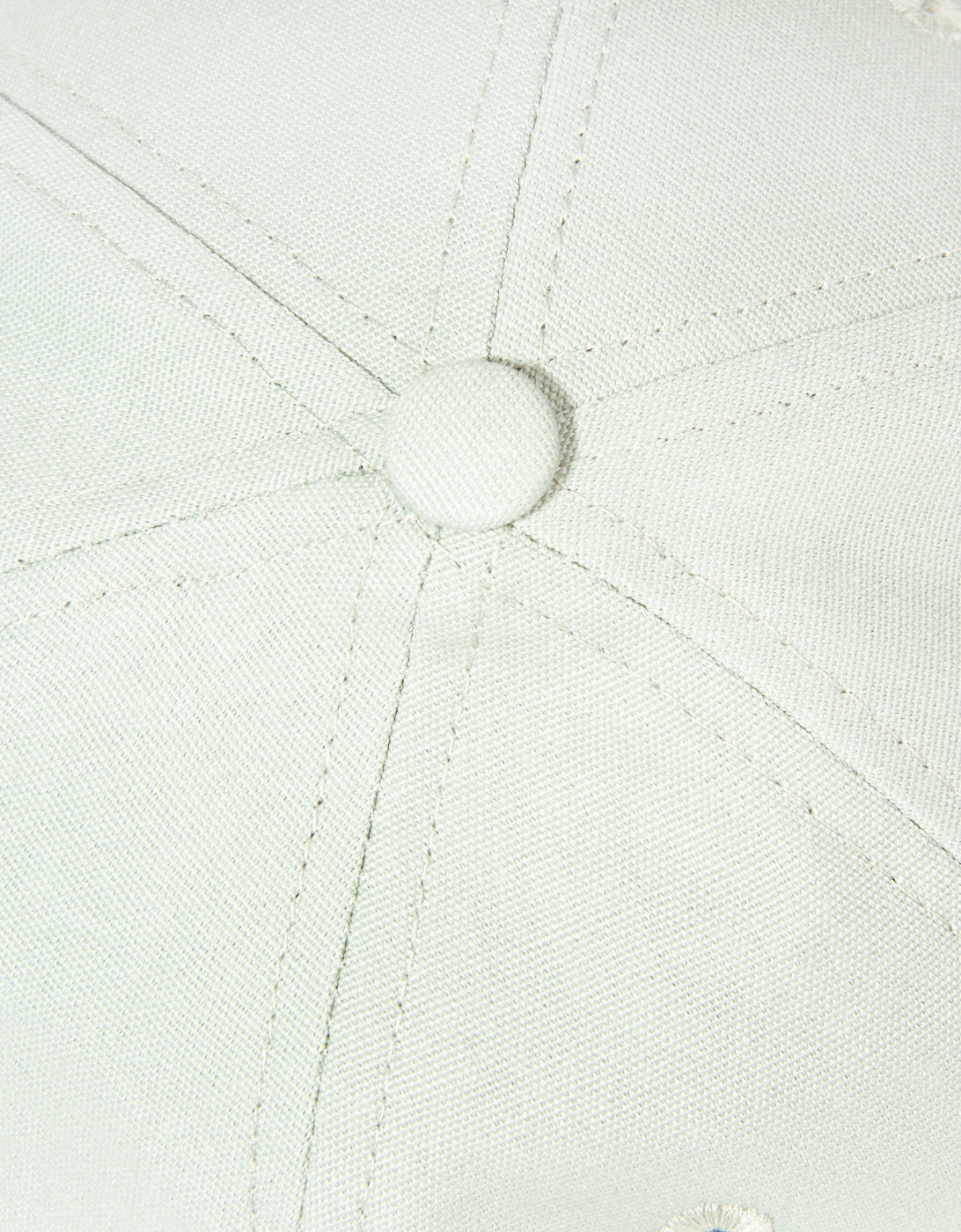 Boys Embroidered Compass Logo Cap in Grey