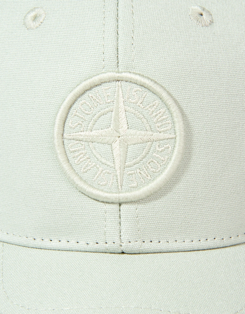 Boys Embroidered Compass Logo Cap in Grey