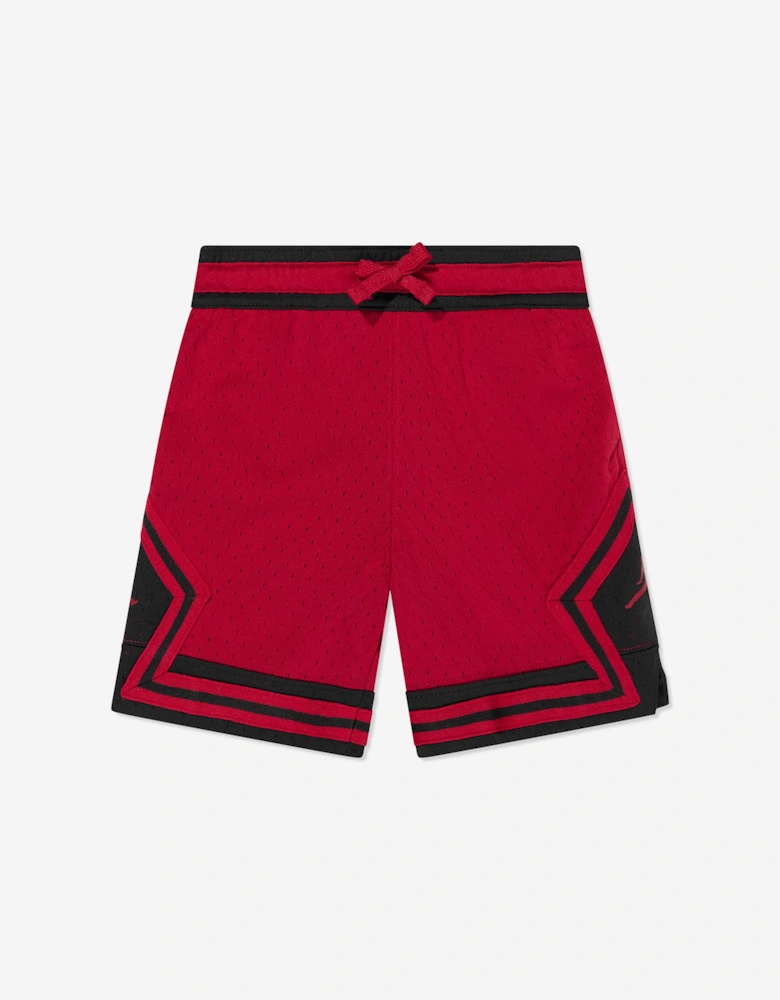 Jordan Boys MJ Dr-Fit Sport Diamond Shorts in Red