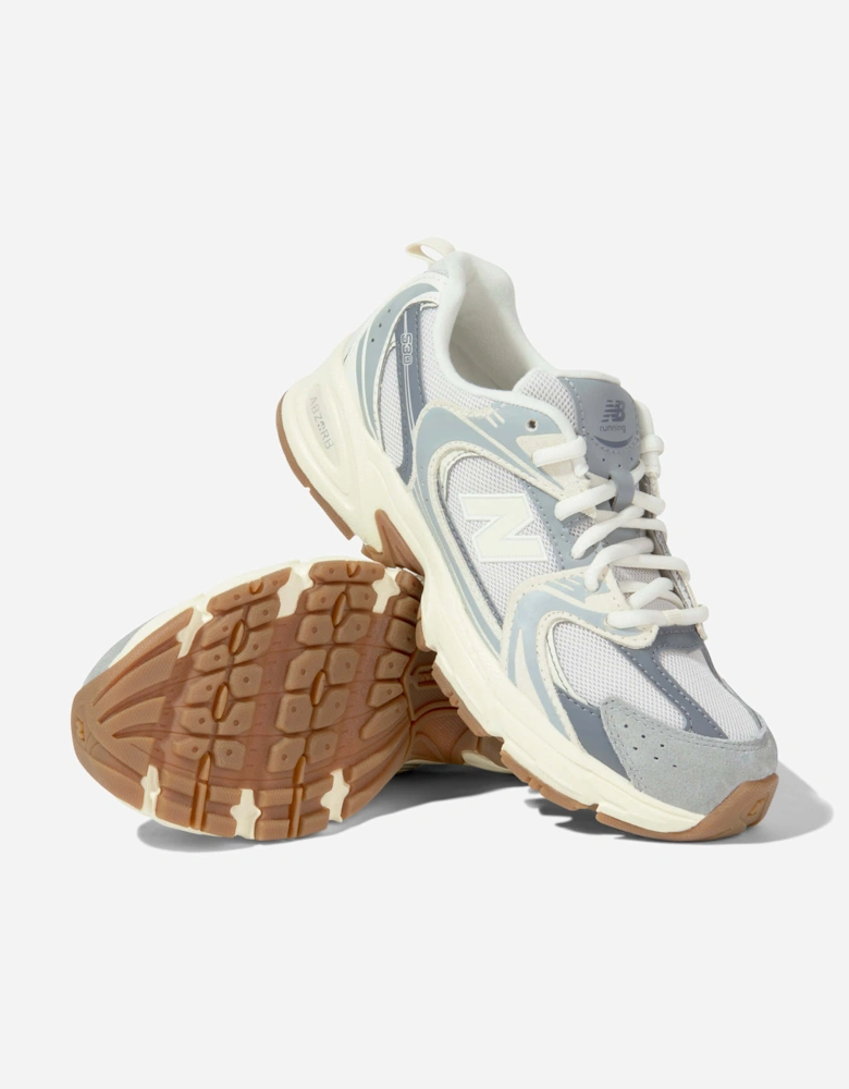 Kids 530 Lace Trainers in Grey