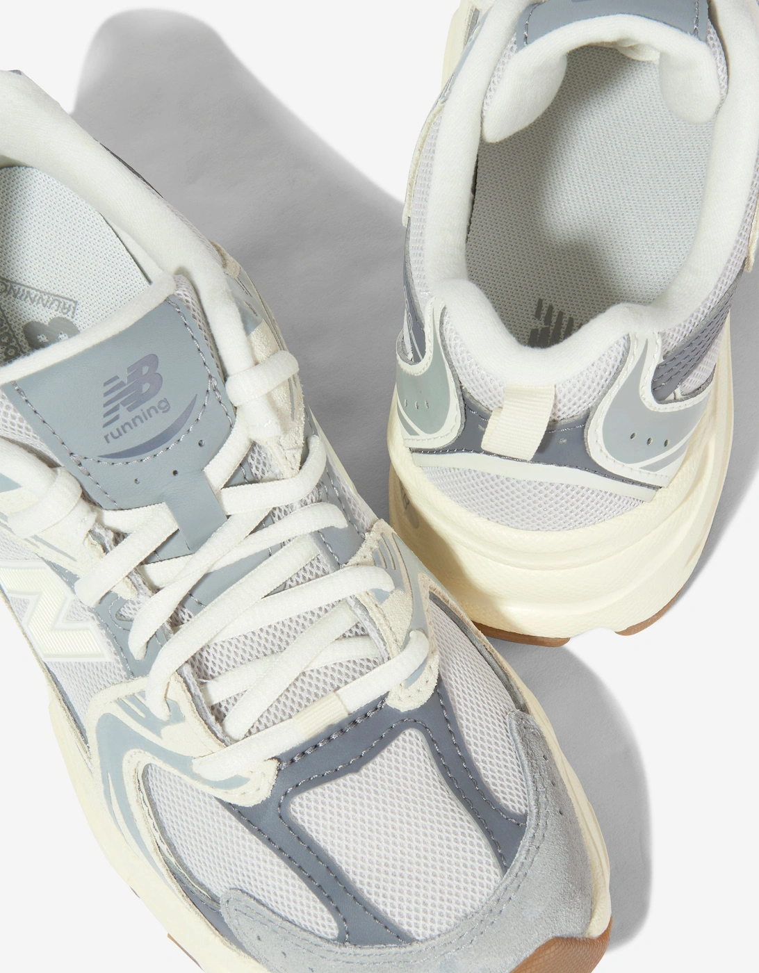 Kids 530 Lace Trainers in Grey