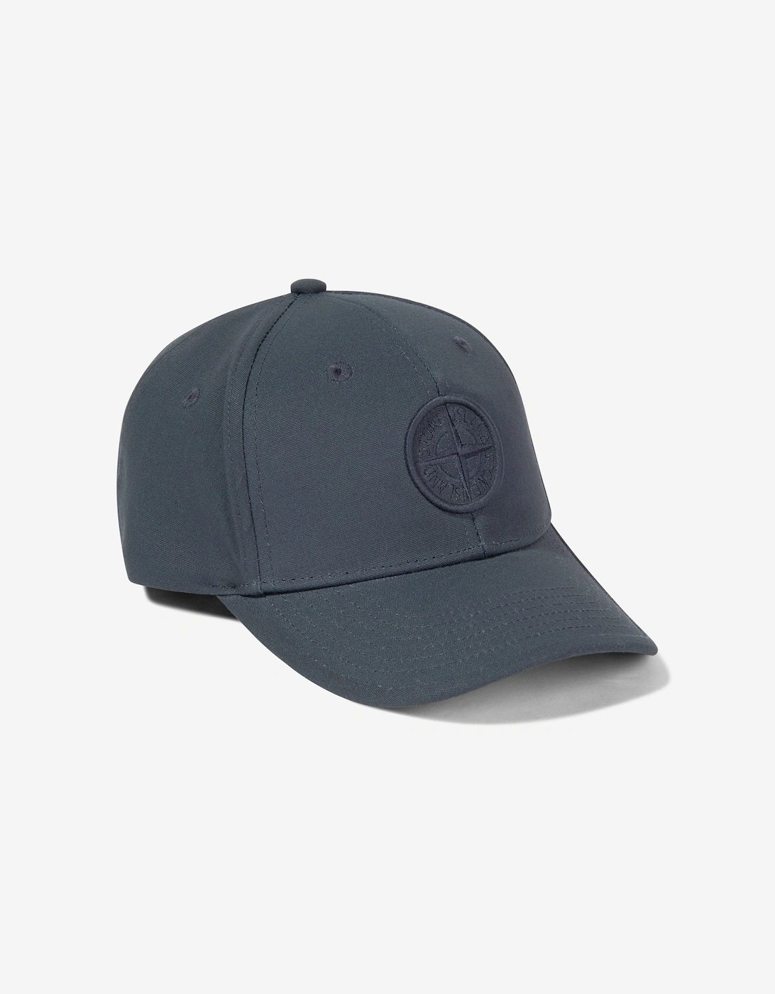 Boys Embroidered Compass Logo Cap in Navy, 5 of 4