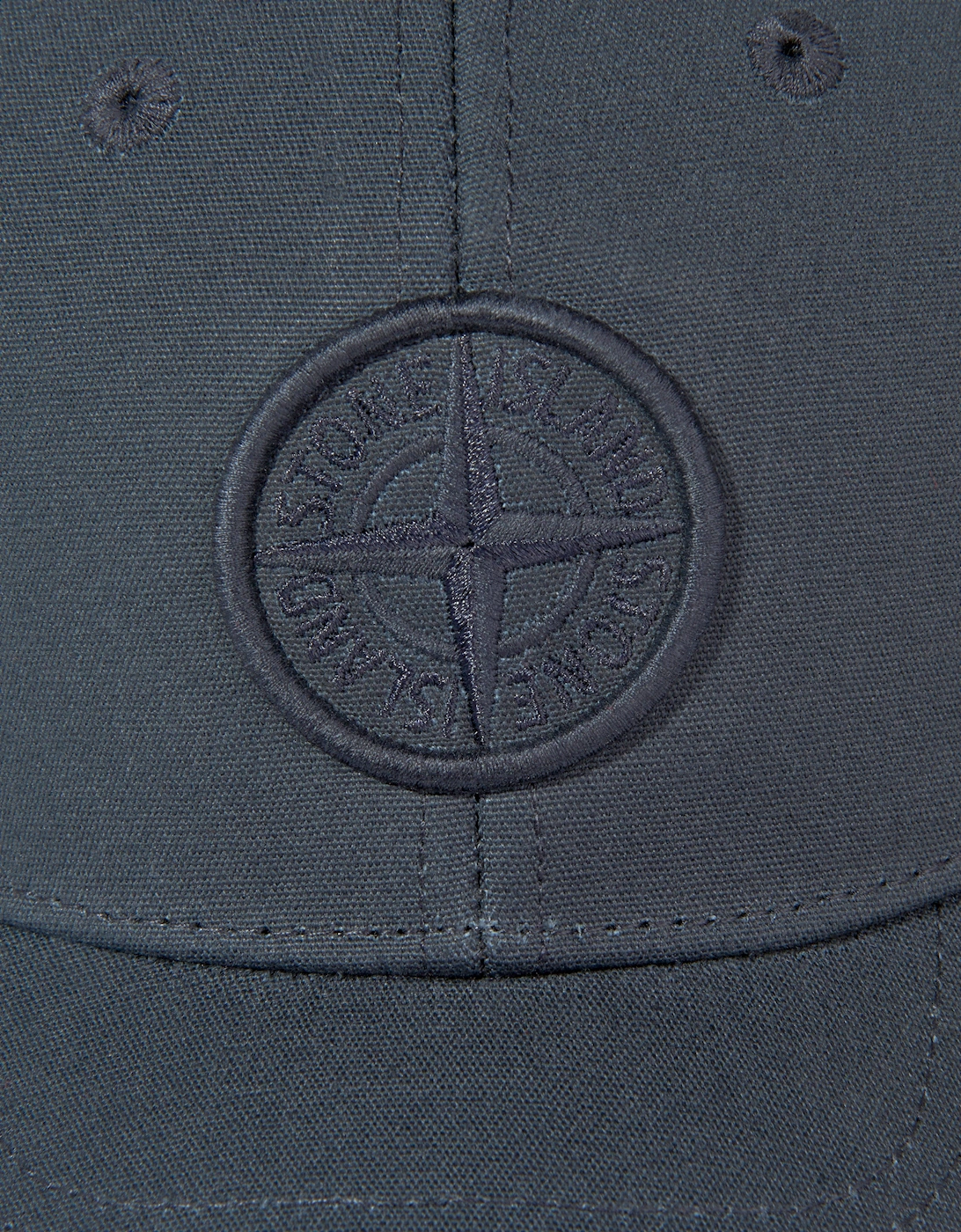 Boys Embroidered Compass Logo Cap in Navy