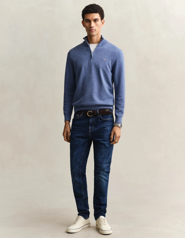 Mens Slim Fit Jeans - 971 Mid Blue Worn In