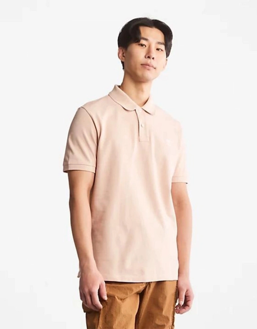 Millers River Polo Shirt - Cameo Rose