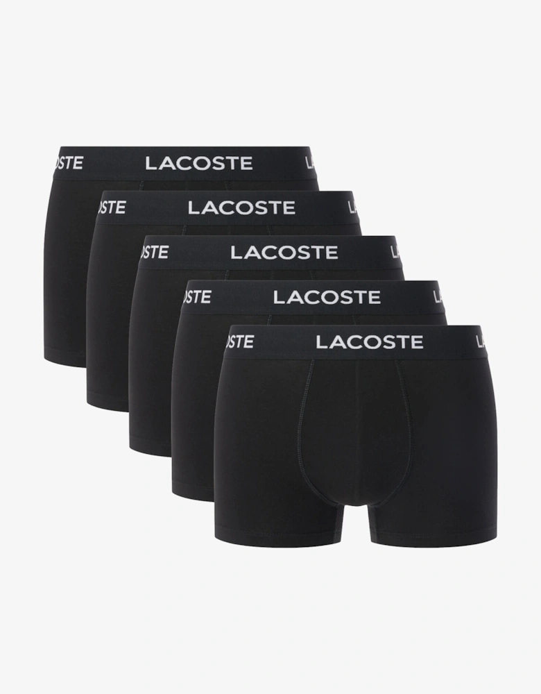 5-Pack Mens Trunks - Black 031