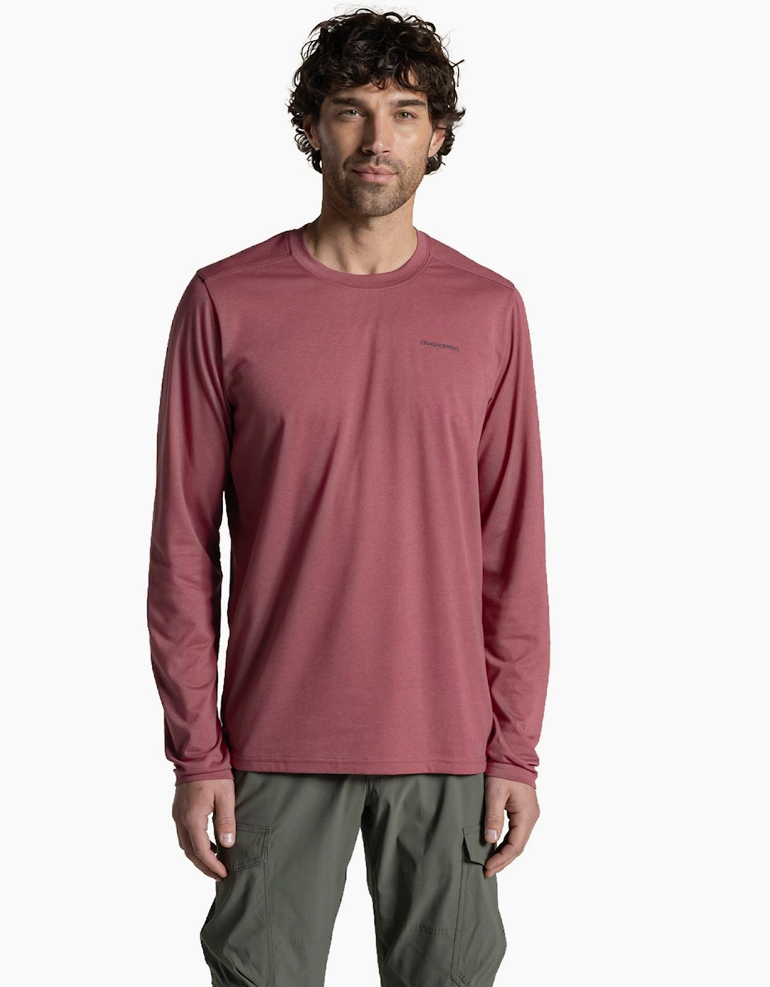 Craghoppers Mens NosiLife Abel Long Sleeve T-Shirt, 2 of 1