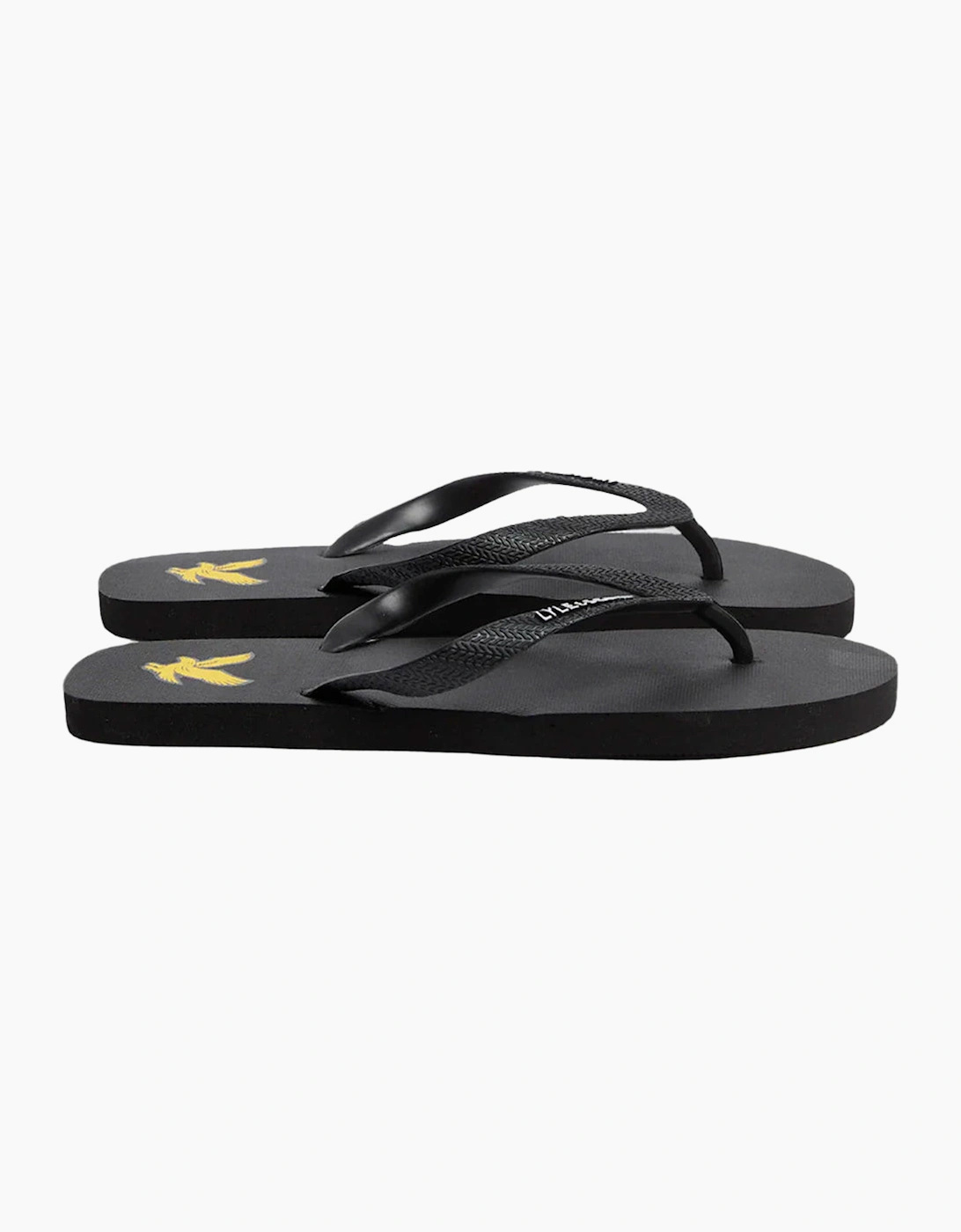 Lyle & Scott Flip Flop JET BLACK, 4 of 3