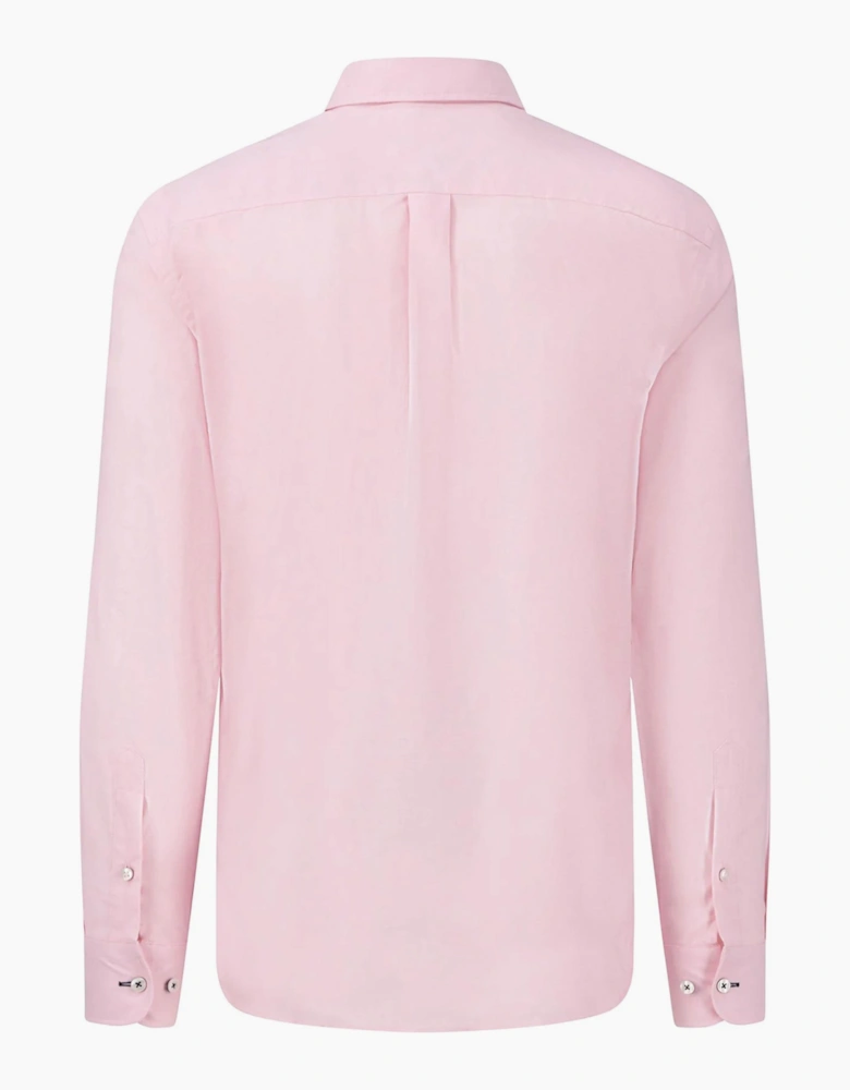 FYNCH-HATTON OXFORD LONG SLEEVE SHIRT PINK