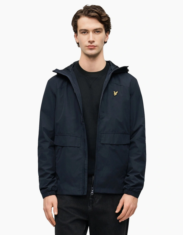 Lyle & Scott Lightweight Hooded Jacket Dark Navy
