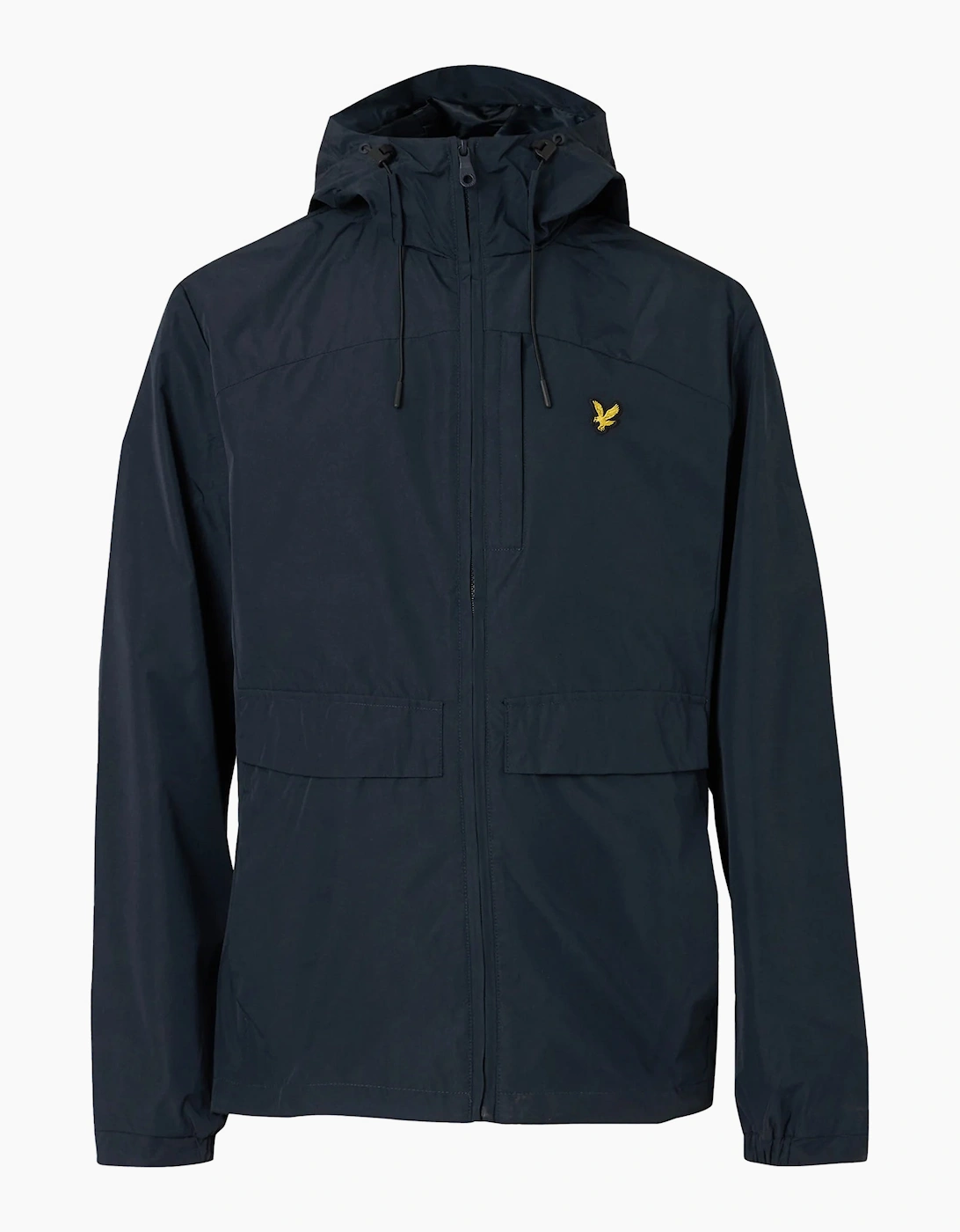 Lyle And Scott Men's Black Lyle & Scott Lightweight Hooded Jacket Dark Navy - Size 40/Regular