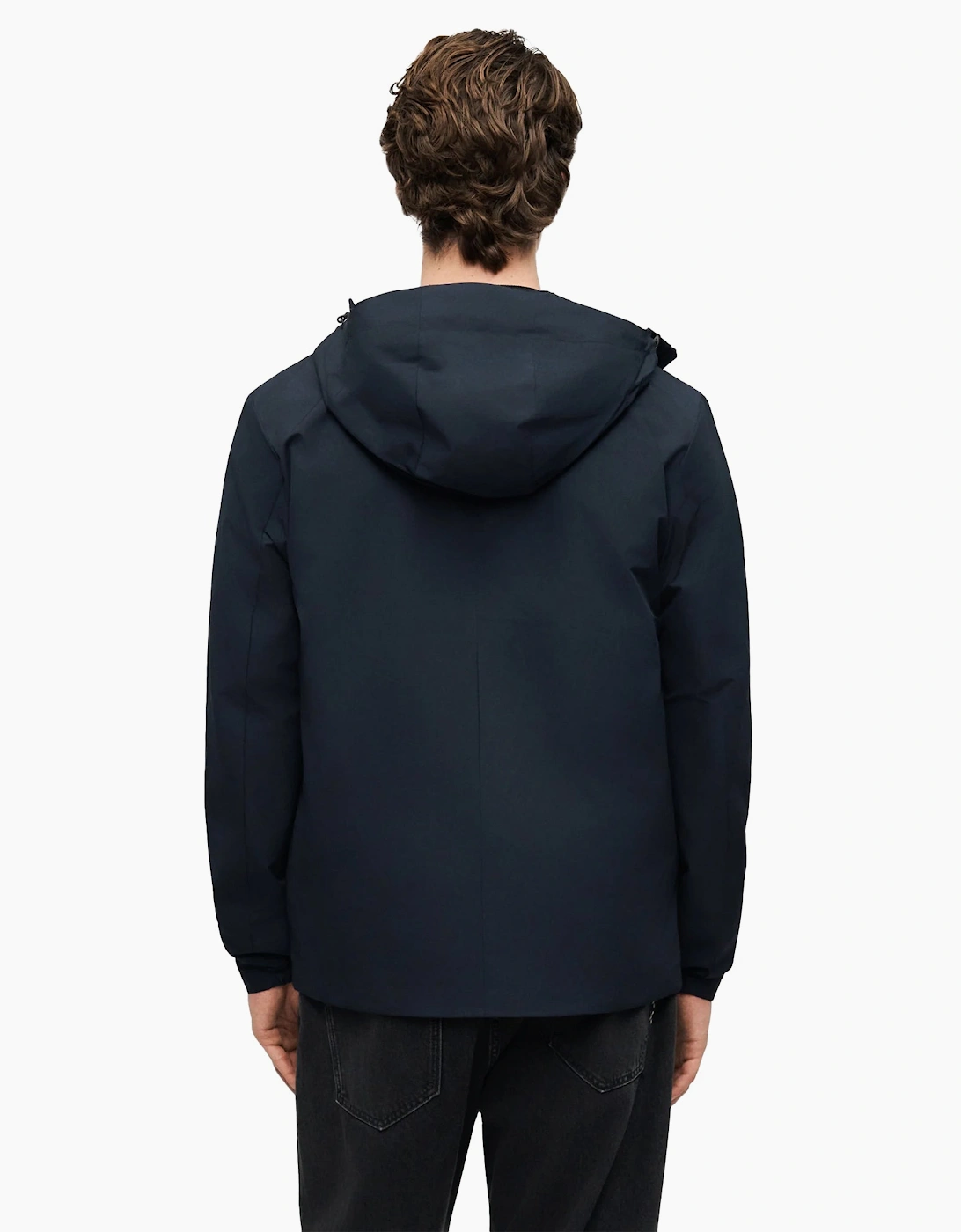 Lyle & Scott Lightweight Hooded Jacket Dark Navy