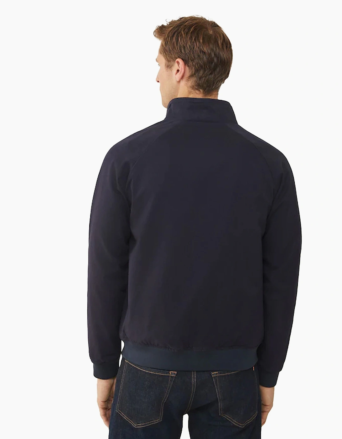 Lyle & Scott Cotton Harrington Jacket Dark Navy