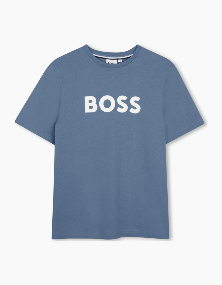 BOSS LAVENDER BLUE T SHIRT J52711