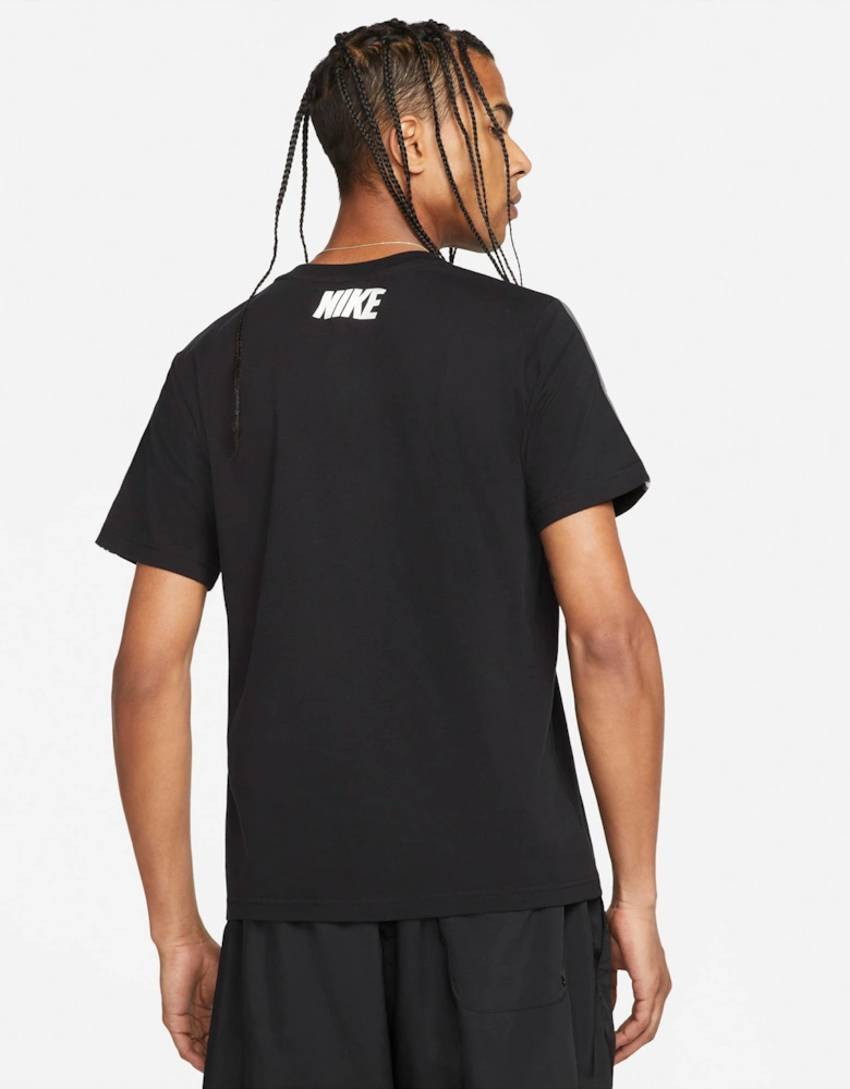 Big Swoosh Tape T-Shirt Black