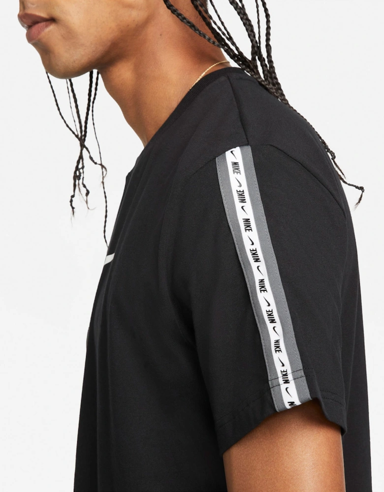 Big Swoosh Tape T-Shirt Black
