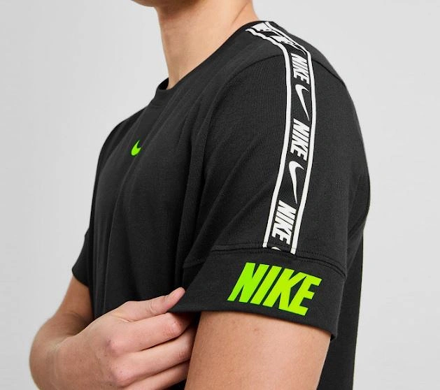 Tape T-Shirt Black/Neon