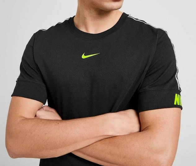 Tape T-Shirt Black/Neon