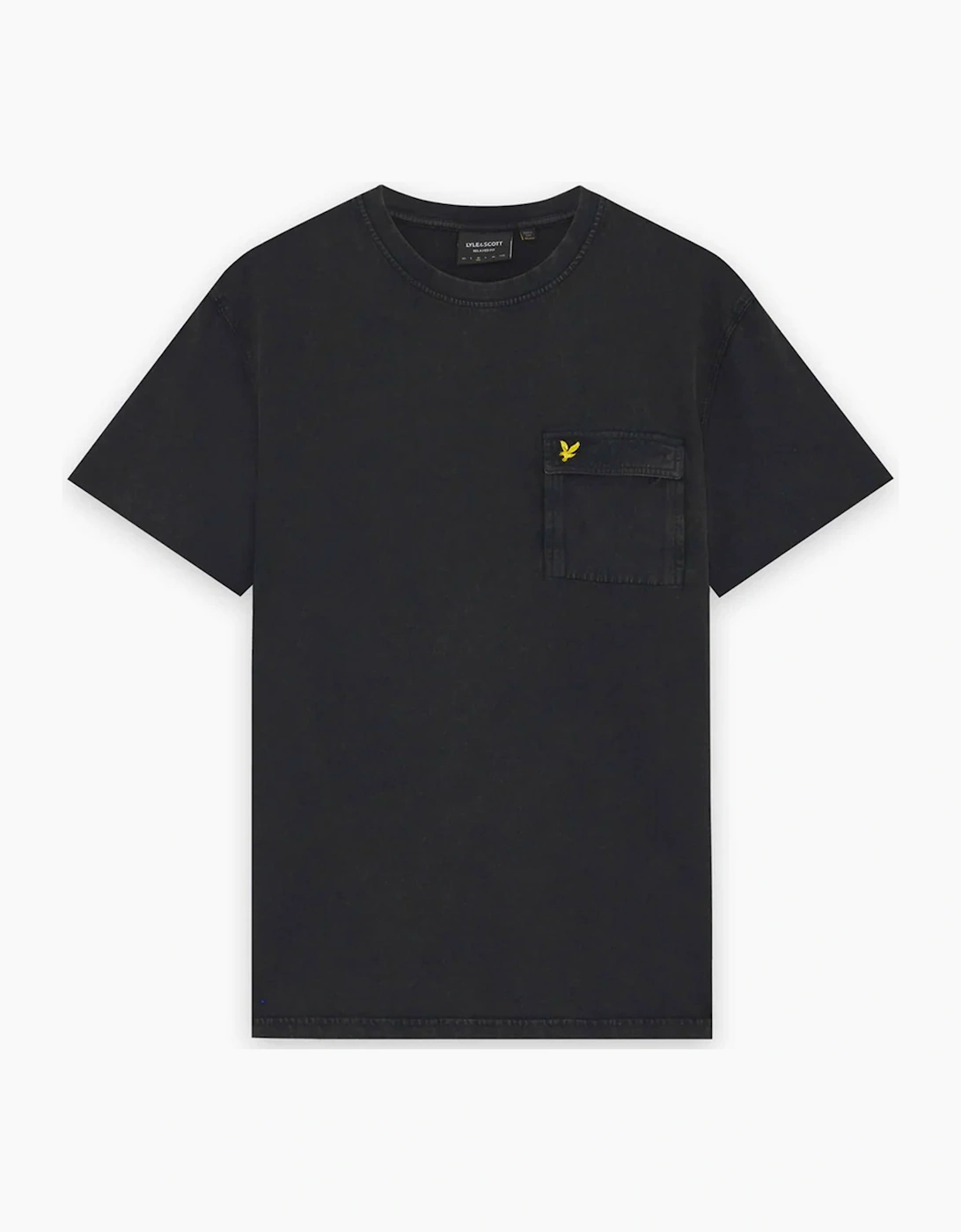 Lyle And Scott Men's Black Lyle & Scott Cargo Pocket T-Shirt Jet - Size 44