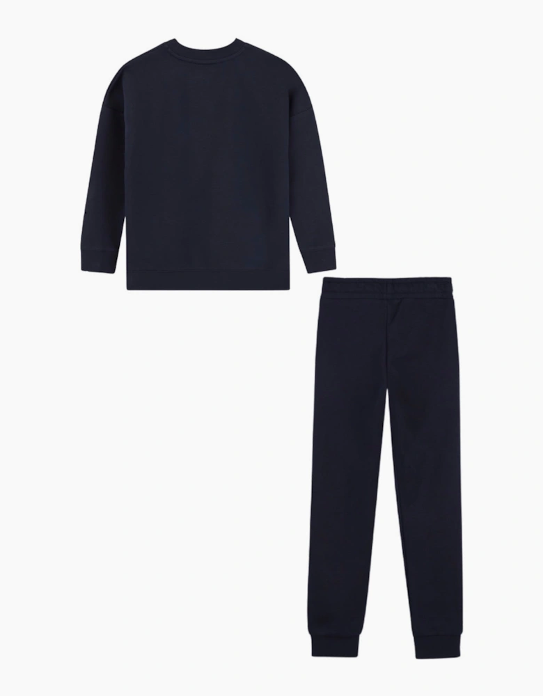 BOSS NAVY BOY/TEEN TRACKSUIT J52965/J52907