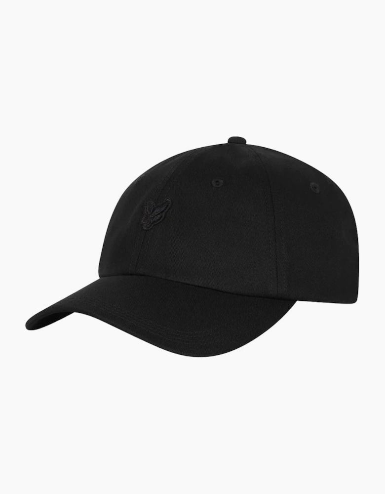 Lyle & Scott Tonal Eagle Baseball Cap JET BLACK