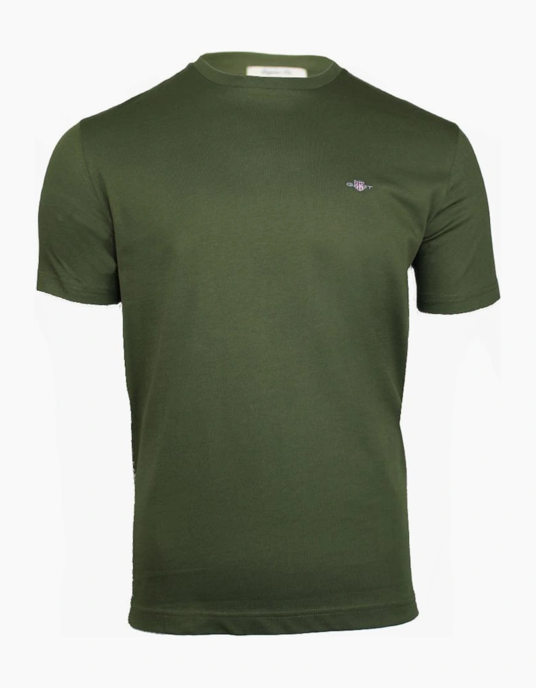 Regular Shield T-Shirt, Country Green