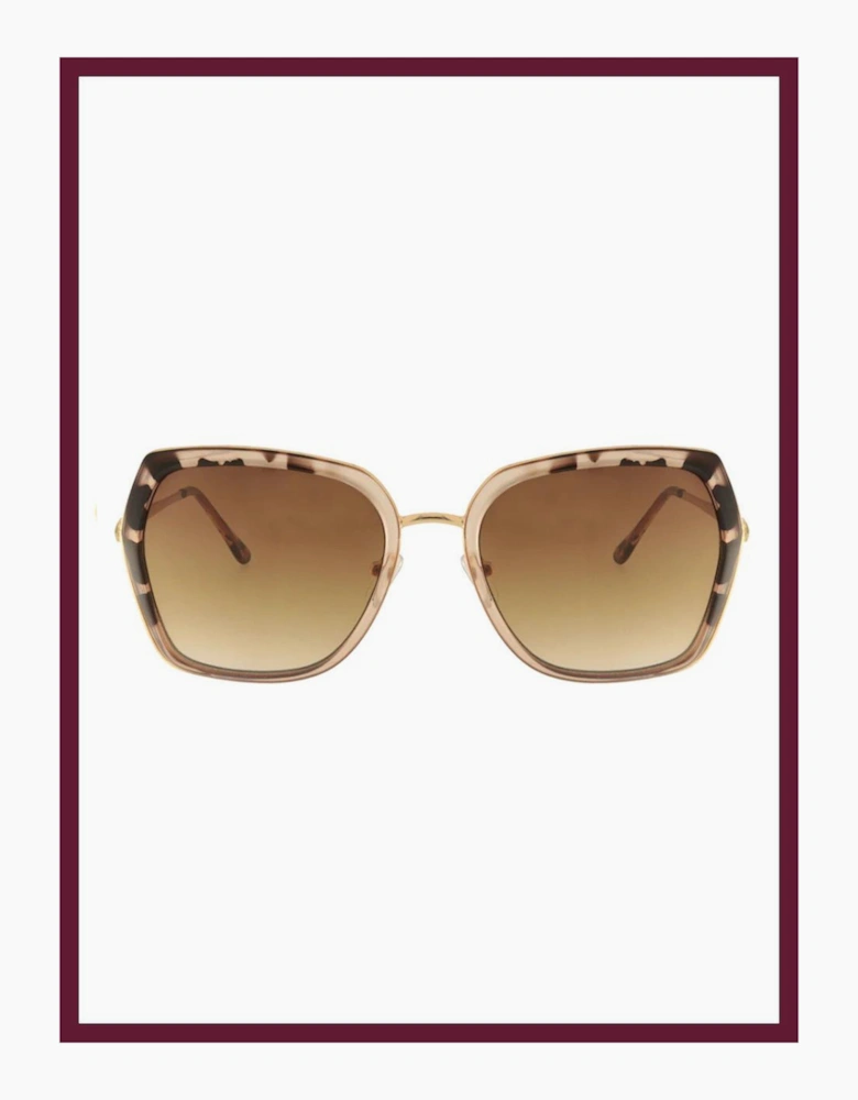 Olivia Retro Trendy Sunglasses In Topaz