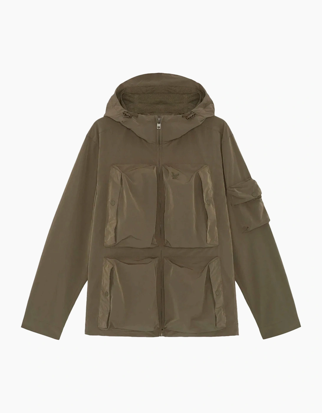 Lyle & Scott Lightweight Ripstop Windcheater Khaki Ash, 6 of 5