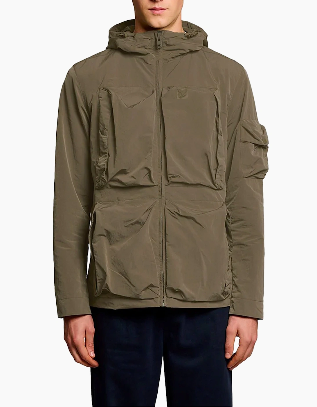 Lyle & Scott Lightweight Ripstop Windcheater Khaki Ash