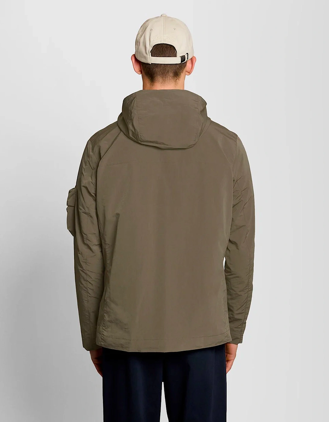 Lyle & Scott Lightweight Ripstop Windcheater Khaki Ash