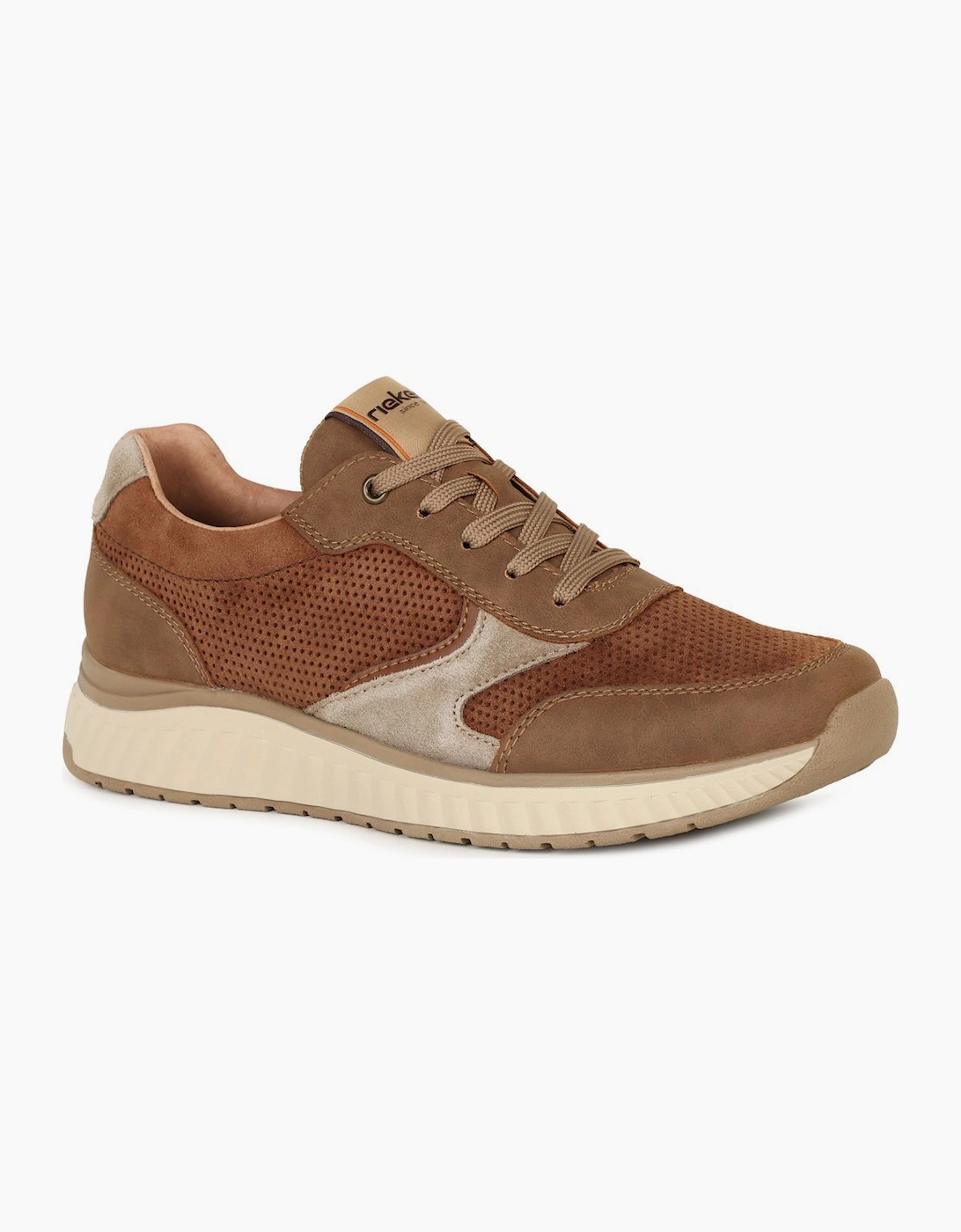 Rieker Men's Brown Sde Lea Station Trainers - Size: 6.5