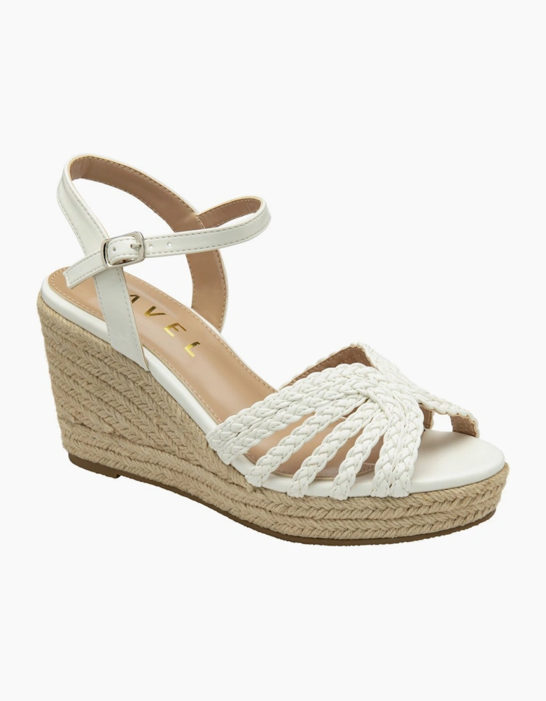 Grundy Womens Wedge Sandals