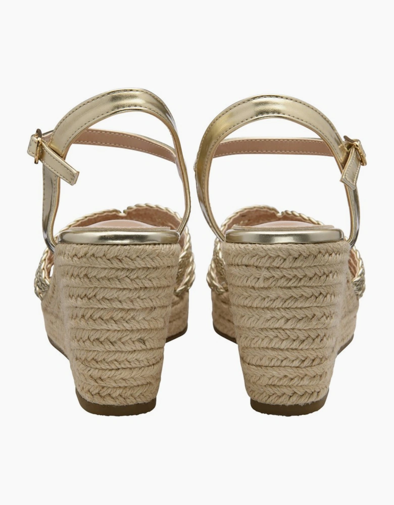 Grundy Womens Wedge Sandals