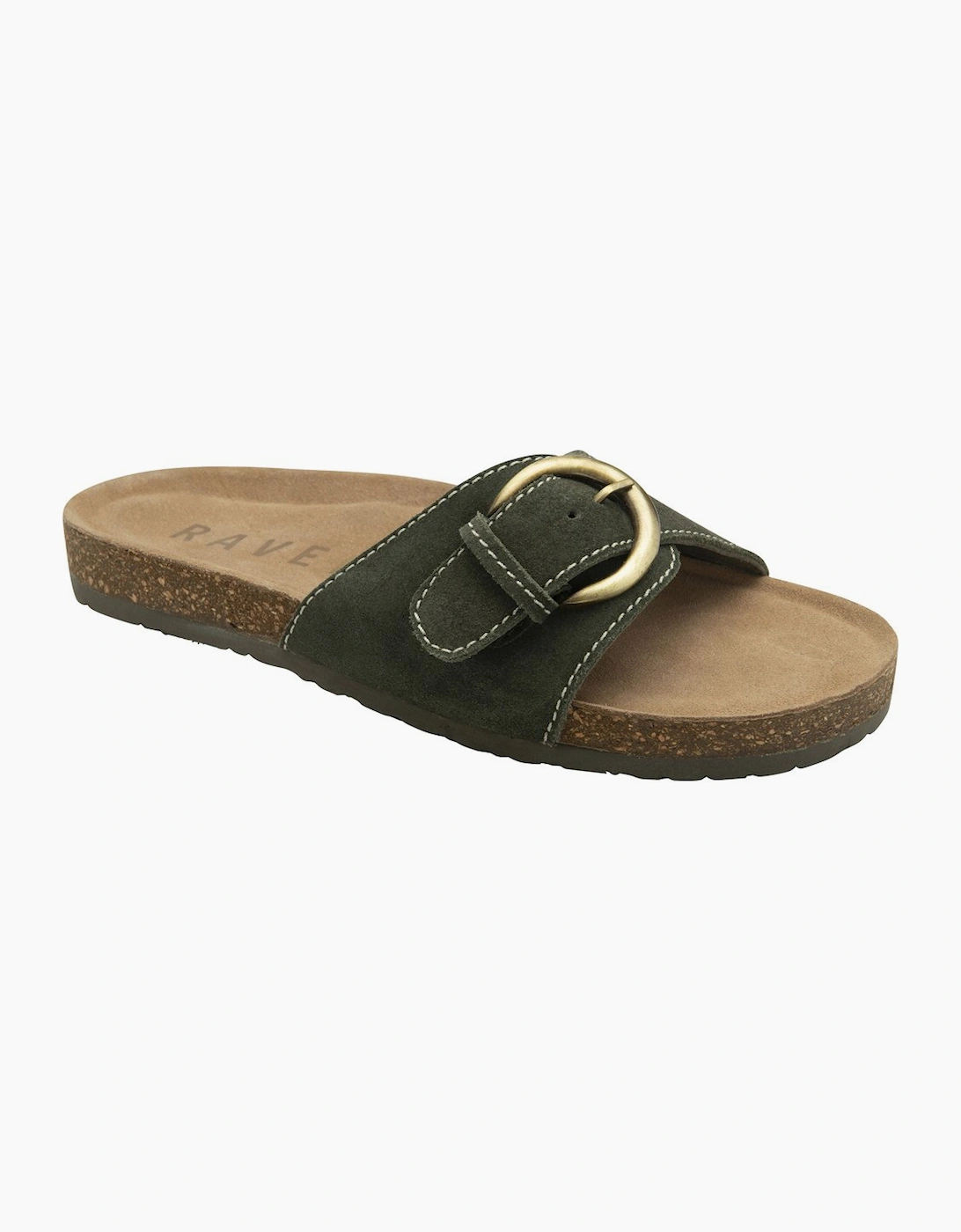 Ravel Women's Green Salton Slider Sandals - Size 6