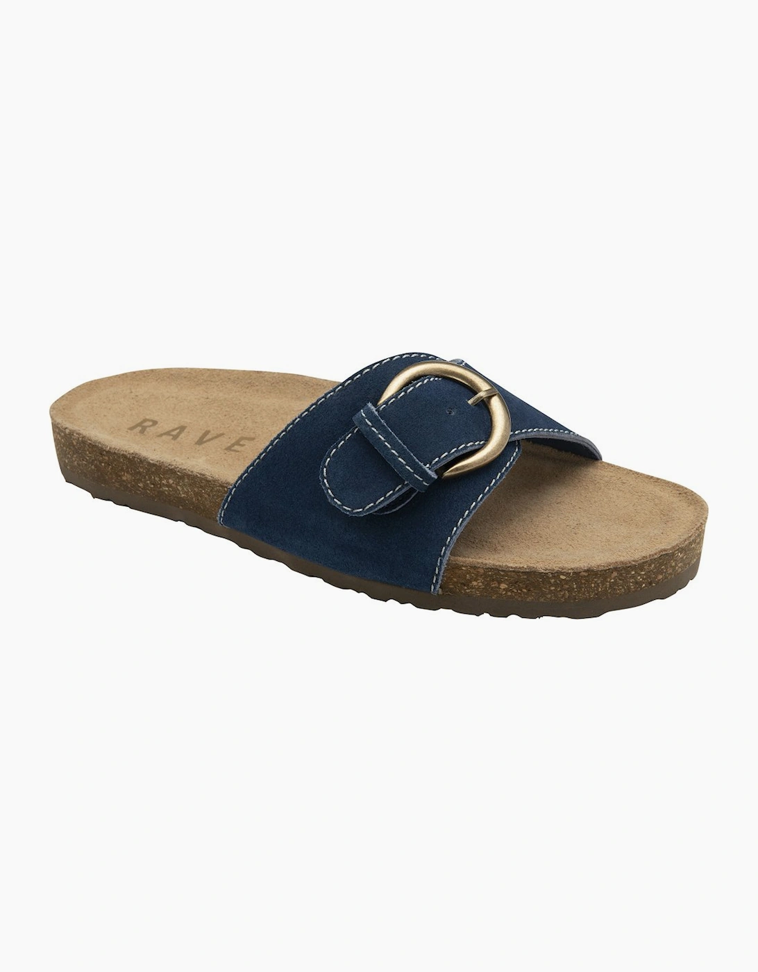 Ravel Women's Blue Salton Slider Sandals - Size 6