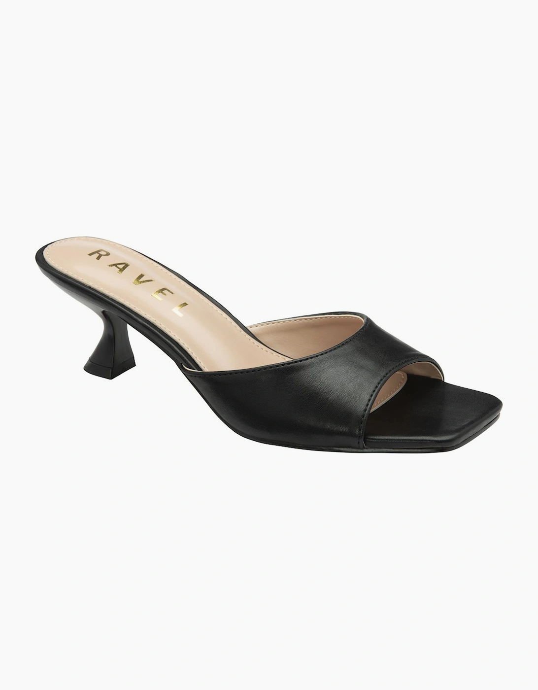 Ravel Women's Black Blanch Heeled Sandals - Size: 5