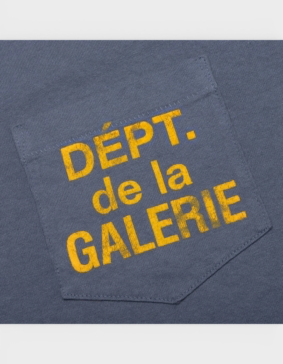 Dept De LA Galerie L/S Pocket Tee Navy