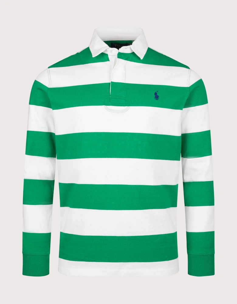Classic Fit The Iconic Striped Rugby Shirt