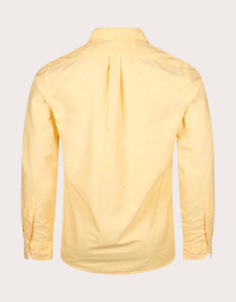 Custom Fit Garment-Dyed Oxford Shirt