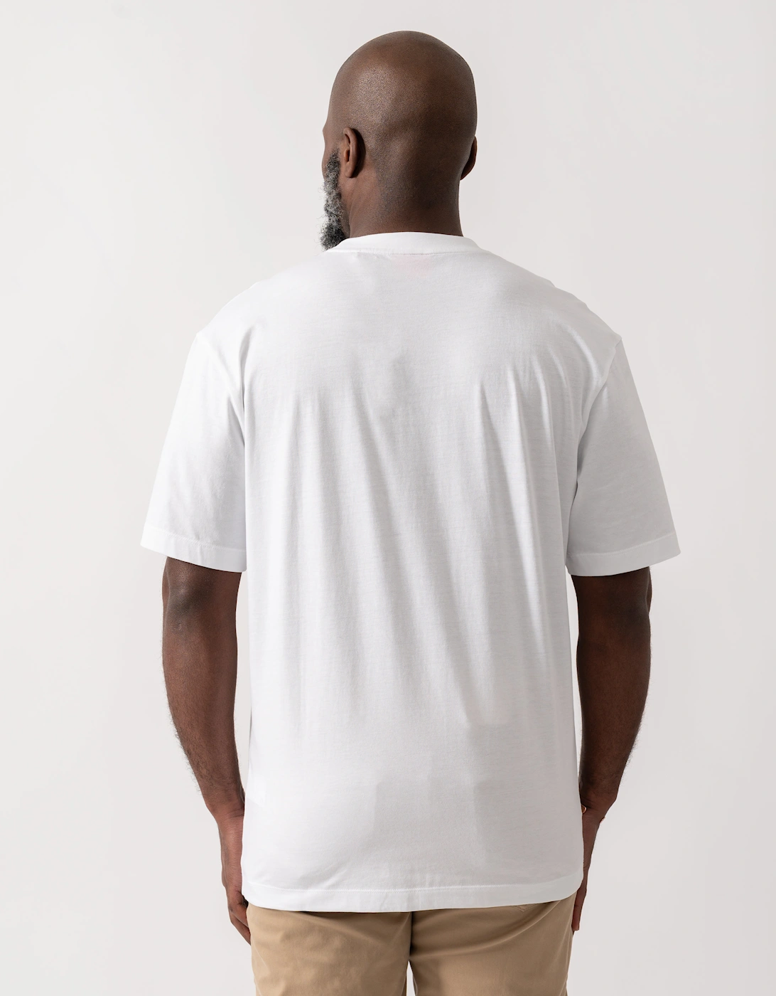 HUGO Doreston Mens Graphic T-Shirt - White 100