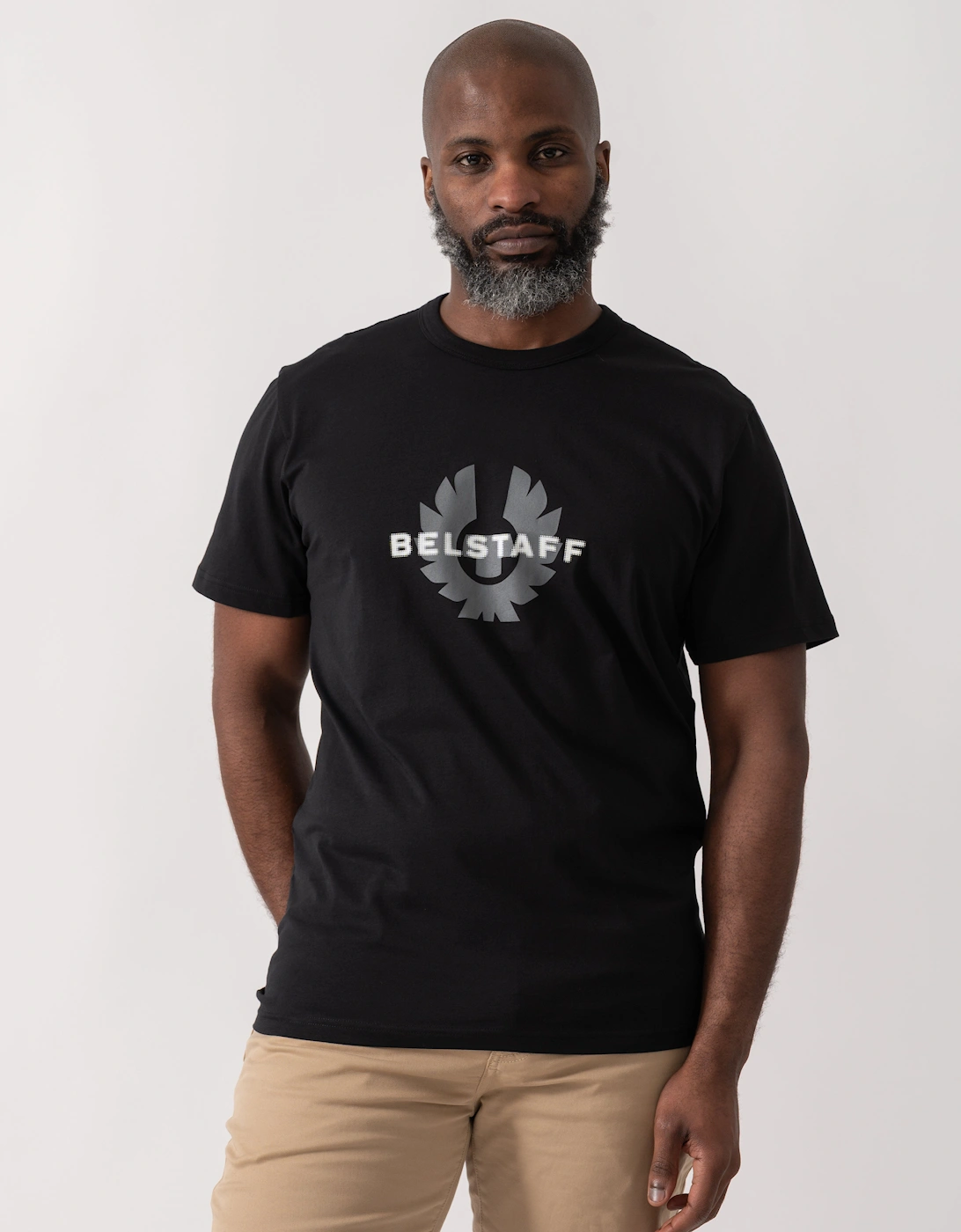 Belstaff Men's Black Surface T-Shirt - Size: 44