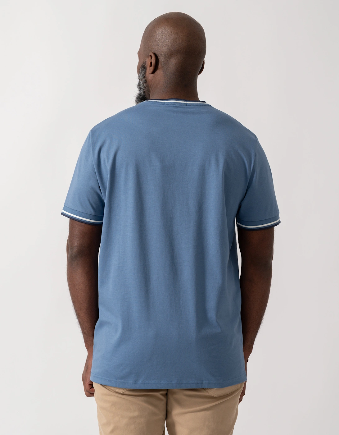 Mens Twin Tipped T-Shirt - Ace Blue/Snow White/Tennis Blue 89A